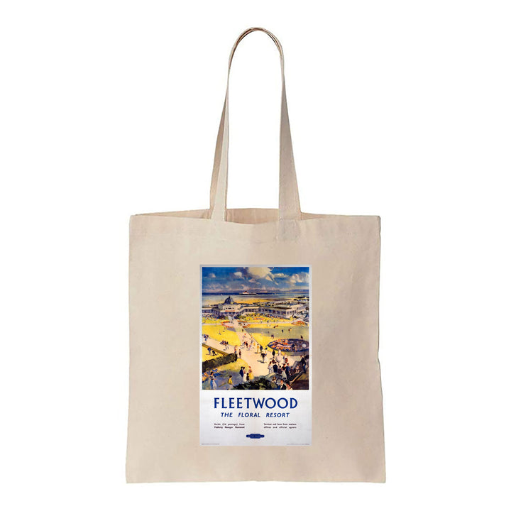 Fleetwood Floral Resort - British Railways - Canvas Tote Bag
