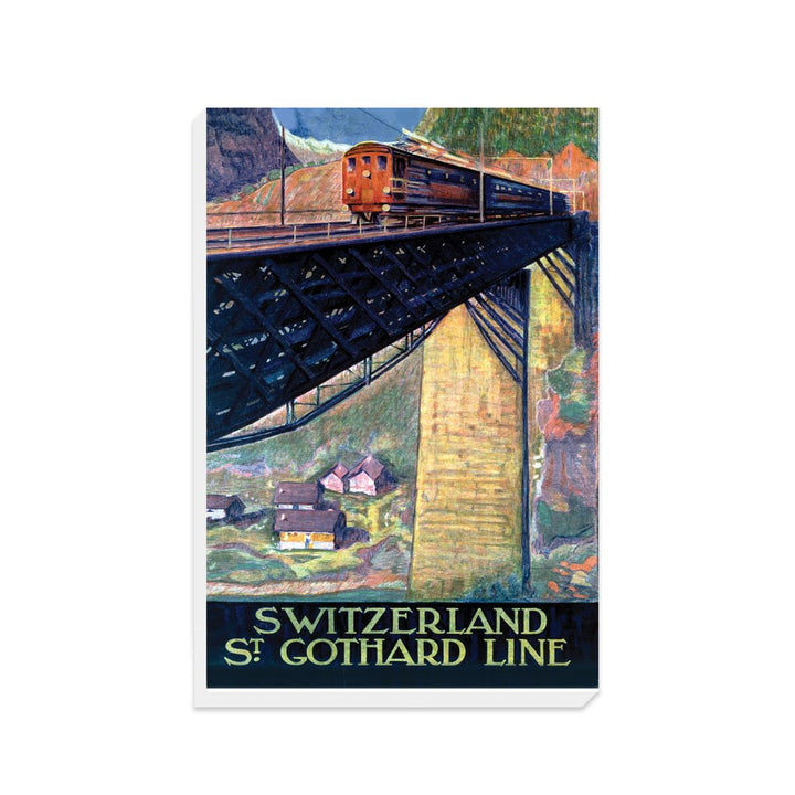 Switzerland St Gothard Line - Canvas