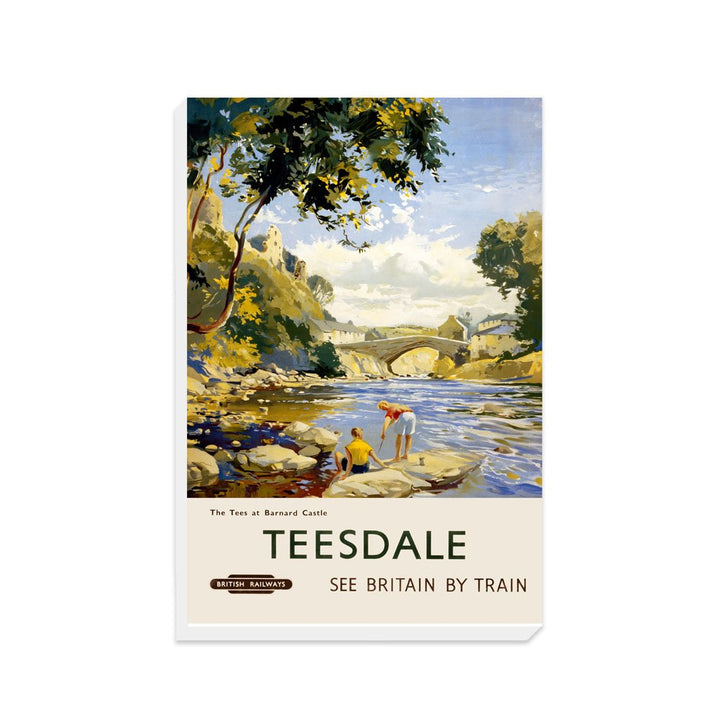 Tees at Barnard Castle - Teesdale - Canvas