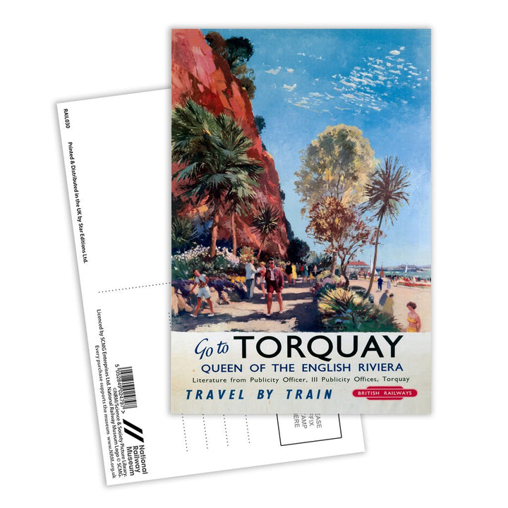 Go to Torquay - Queen of the English Riviera Postcard Pack of 8