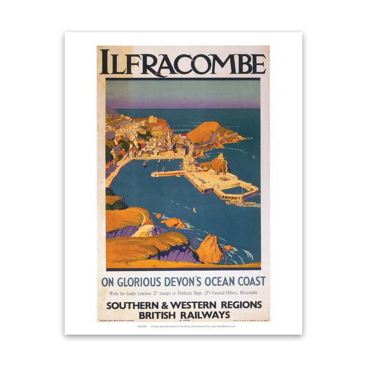 Ilfracombe - Glorious Devon Ocean Coast Art Print