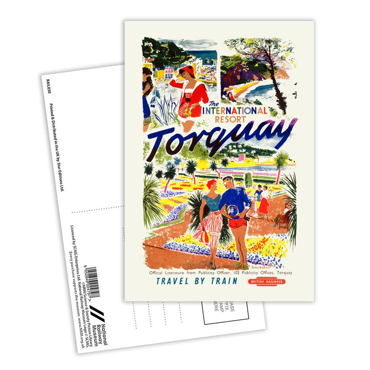 International Resort of Torquay Postcard Pack of 8