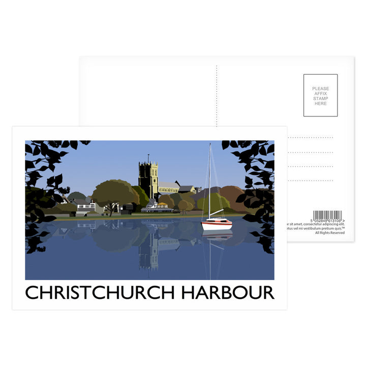 Christchurch Harbour, Dorset Postcard Pack