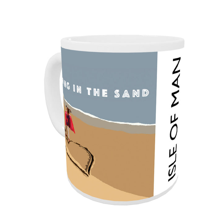 Drawing In The Sand, Isle of Man Mug