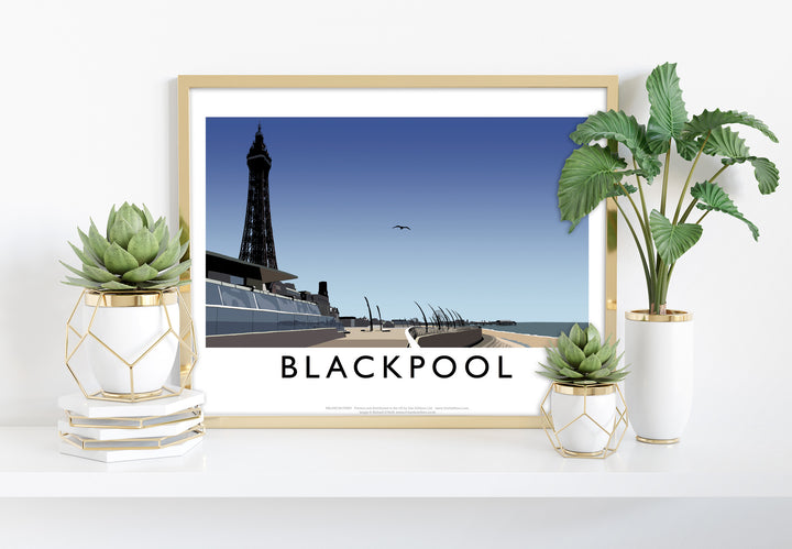Blackpool, Lancashire - Art Print