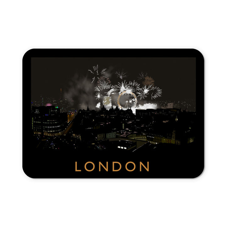 London at night Mouse Mat