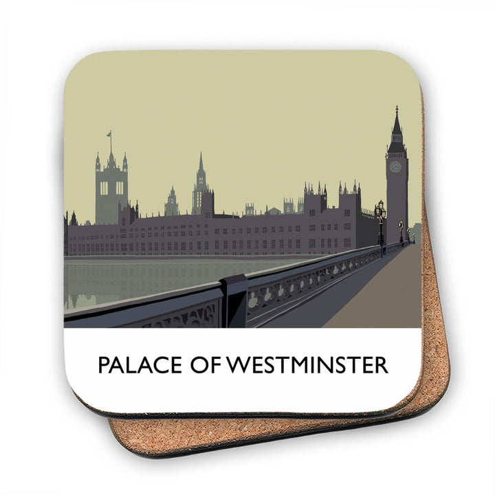The Palace of Westminster, London MDF Coaster
