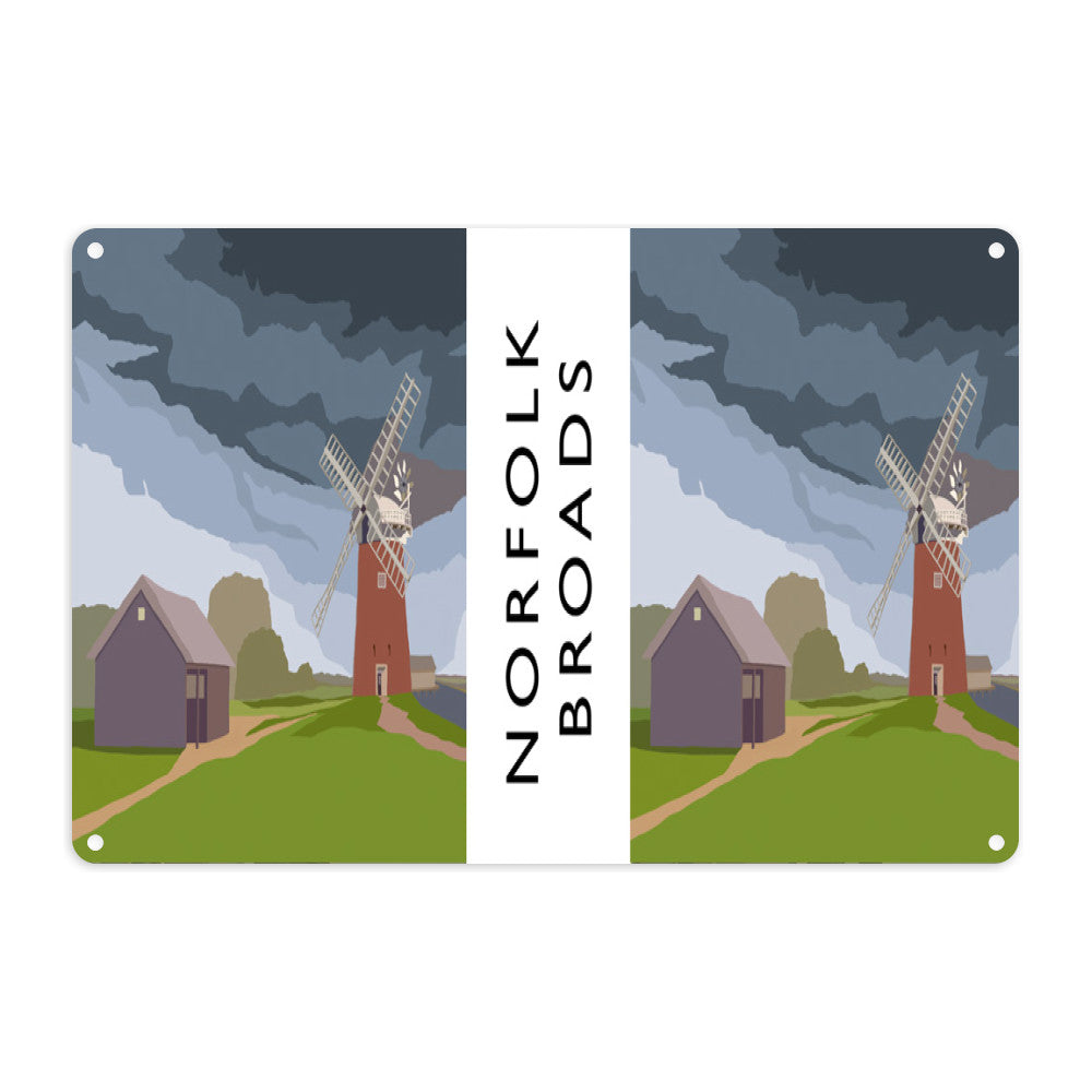 The Norfolk Broads Metal Sign