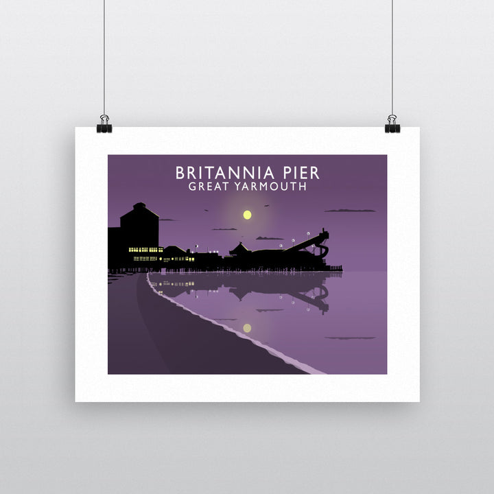 Britannia Pier, Great Yarmouth, Norfolk 90x120cm Fine Art Print