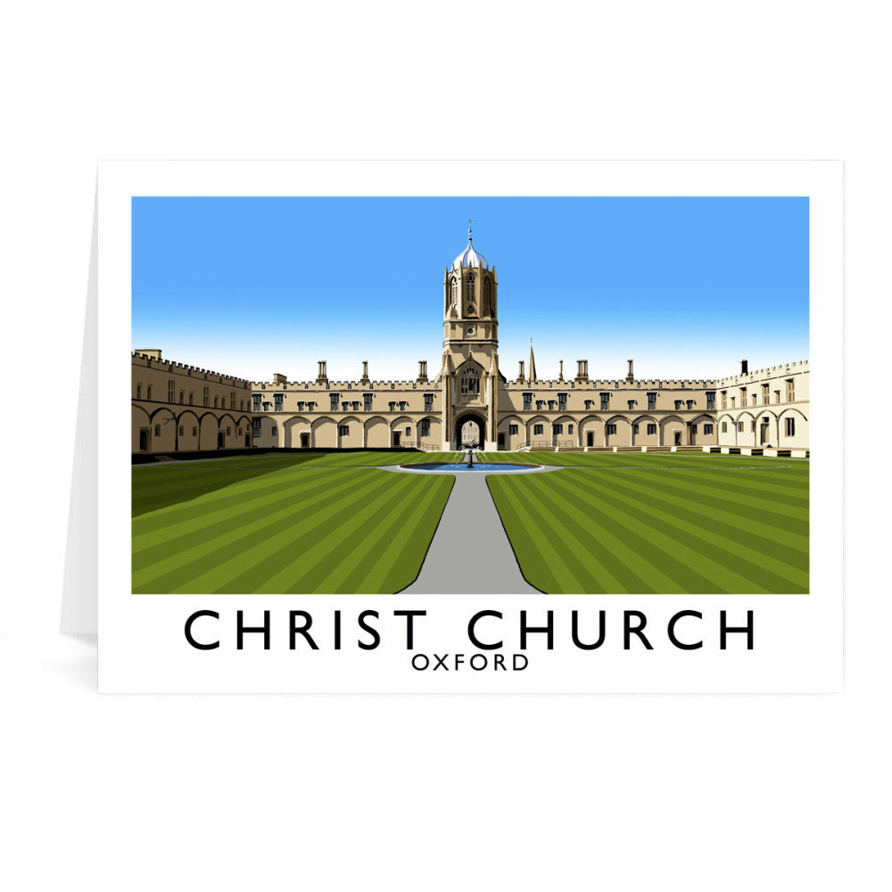 Christ Church, Oxford Greeting Card 7x5