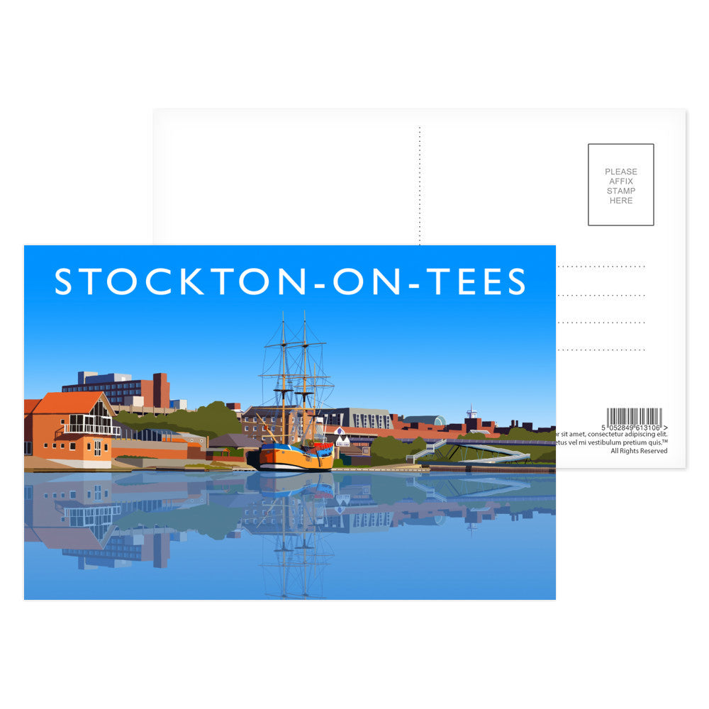 Stockton-on-Tees, County Durham Postcard Pack