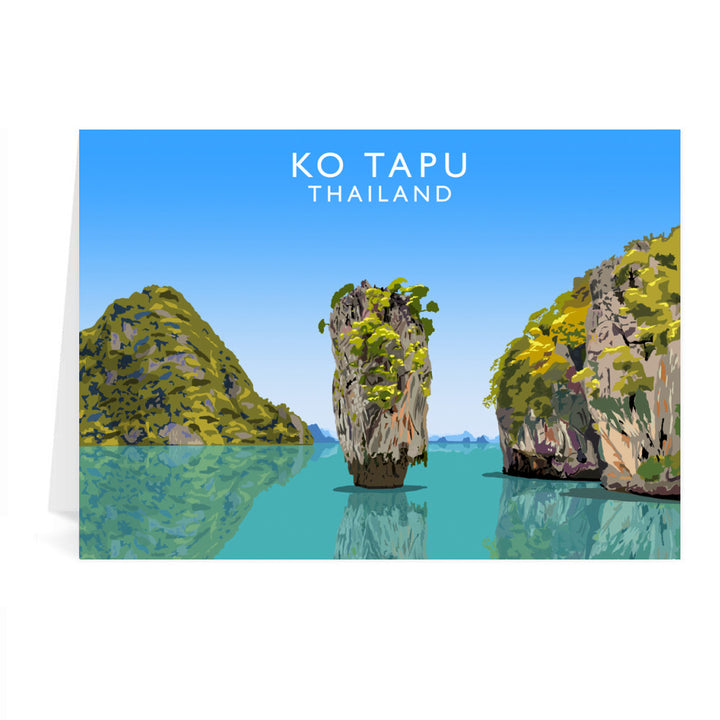 Ko Tapu, Thailand Greeting Card 7x5