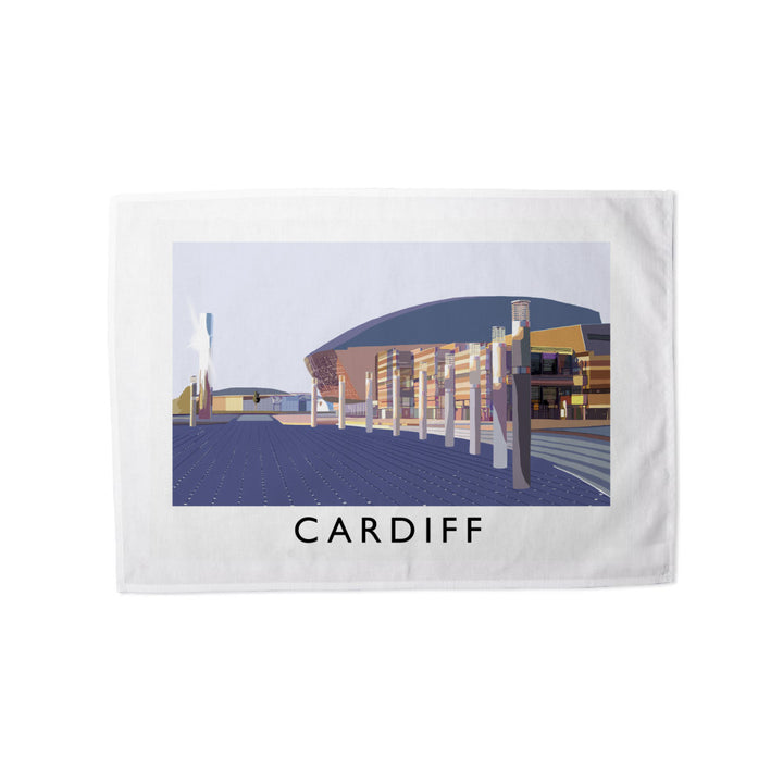 Cardiff, Wales Tea Towel