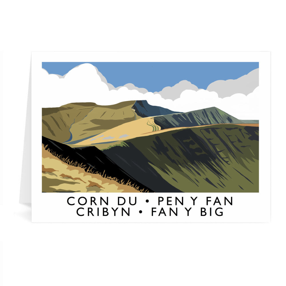 The Brecon Beacons, Wales Greeting Card 7x5