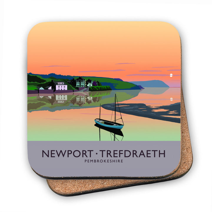 Newport, Wales MDF Coaster