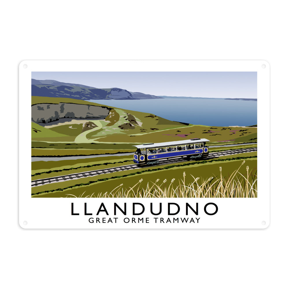 Llandudno, Great Orme Tramway, Wales Metal Sign