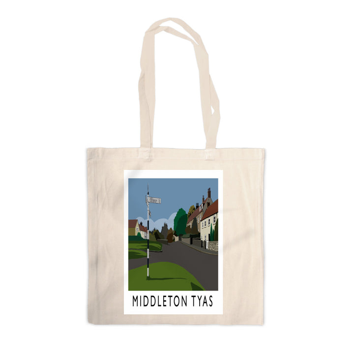 Middleton Tyas, Yorkshire Canvas Tote Bag