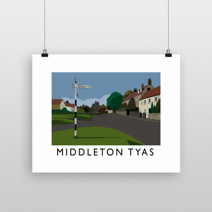 Middleton Tyas, Yorkshire Fine Art Print