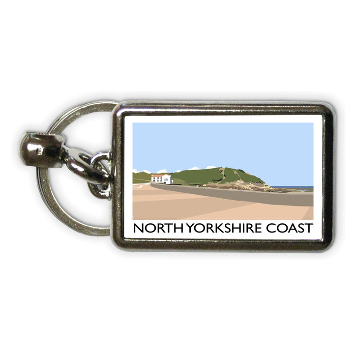 The North Yorkshire Coast Metal Keyring