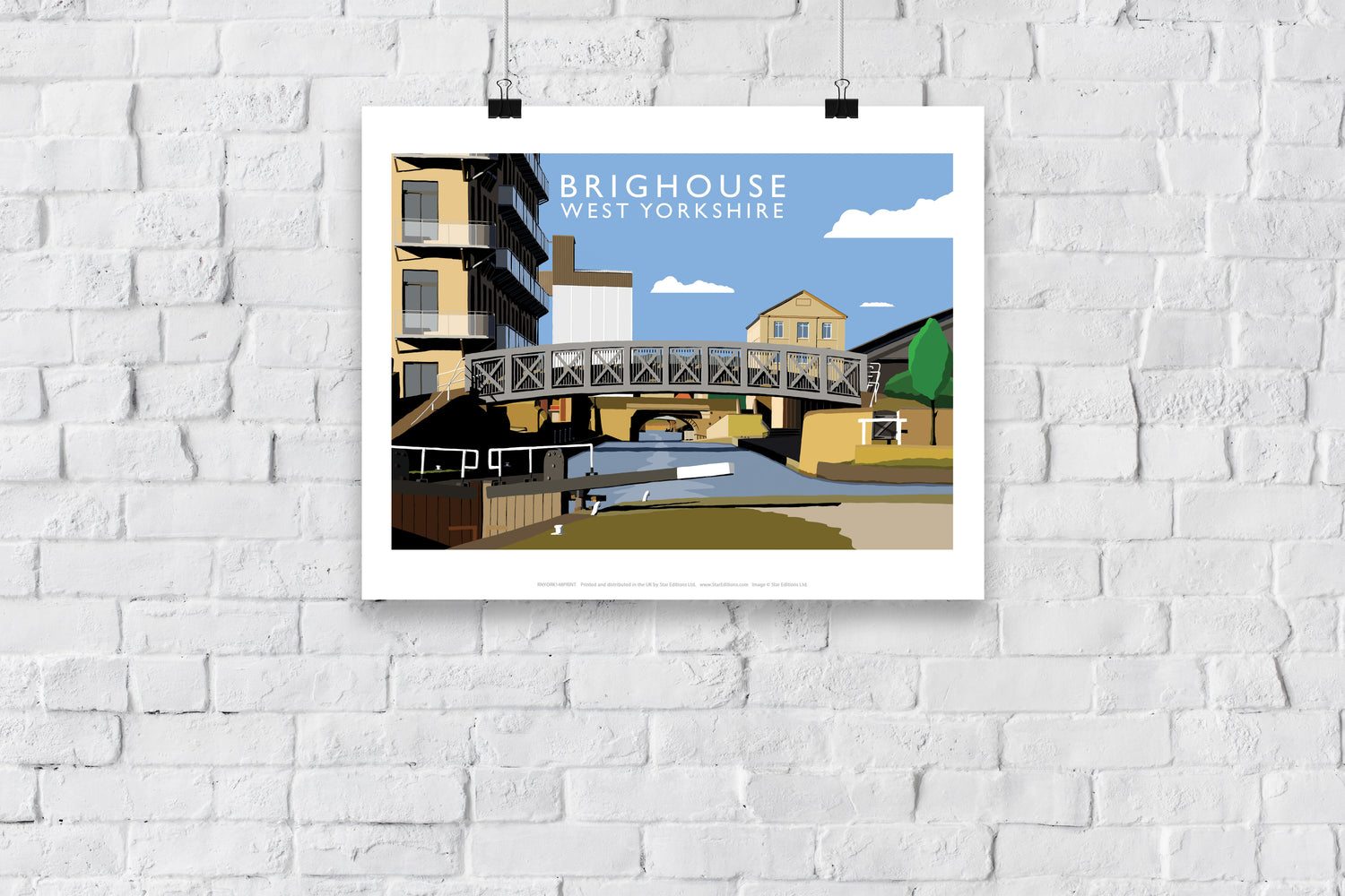 Brighouse, West Yorkshire - Art Print