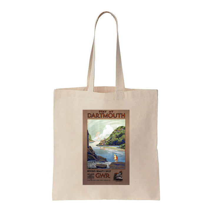 Stay at Dartmouth - Devon's Beauty Spot - Canvas Tote Bag