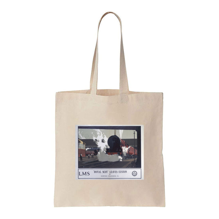 The Royal Scot Leaves Euston - LMS - Canvas Tote Bag