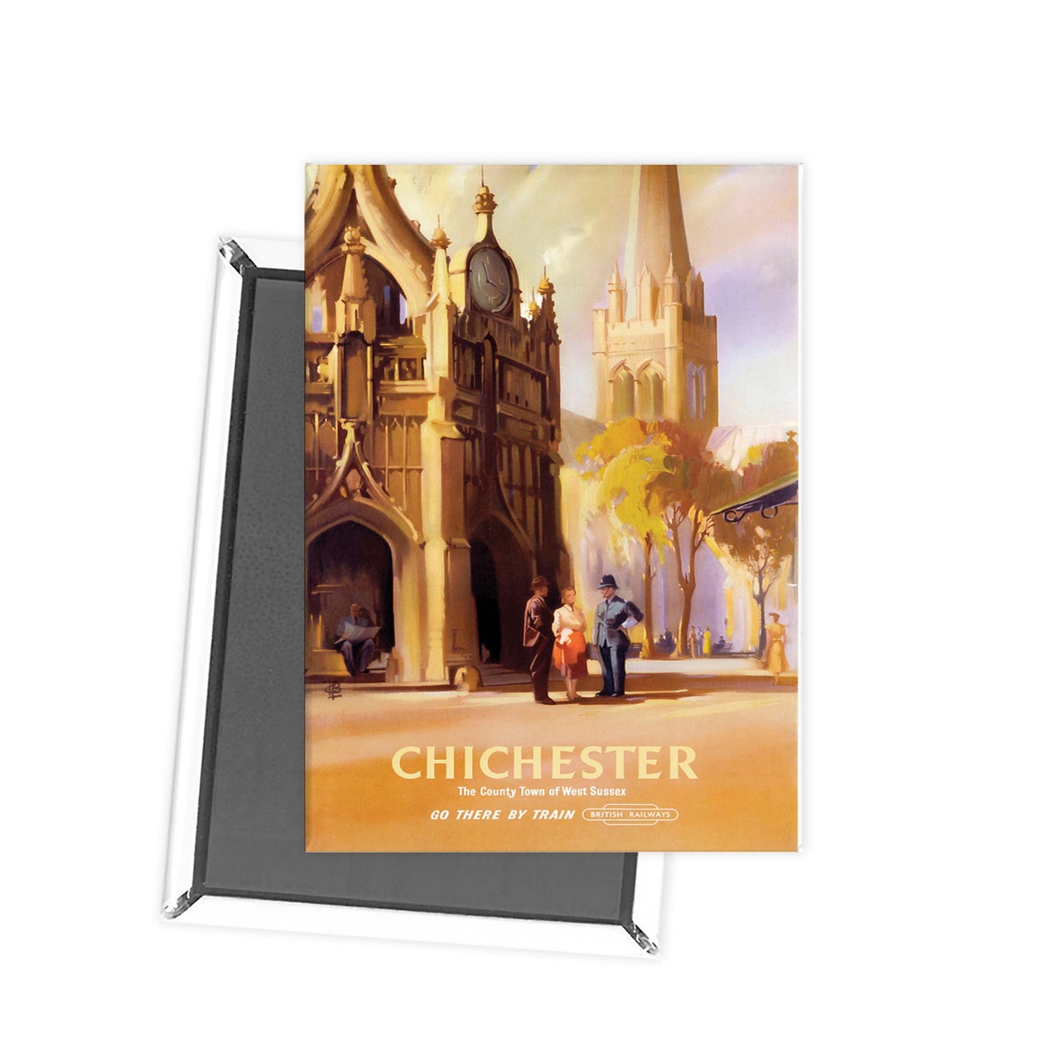 Chichester Cathedral West Sussex Fridge Magnet