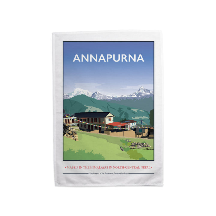 Annapurna, The Himalayas Tea Towel