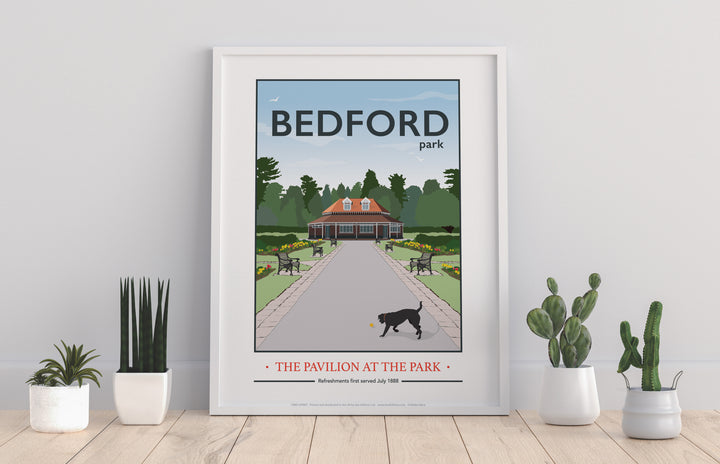 The Pavilion at the Park, Bedford Park, Bedford - Art Print