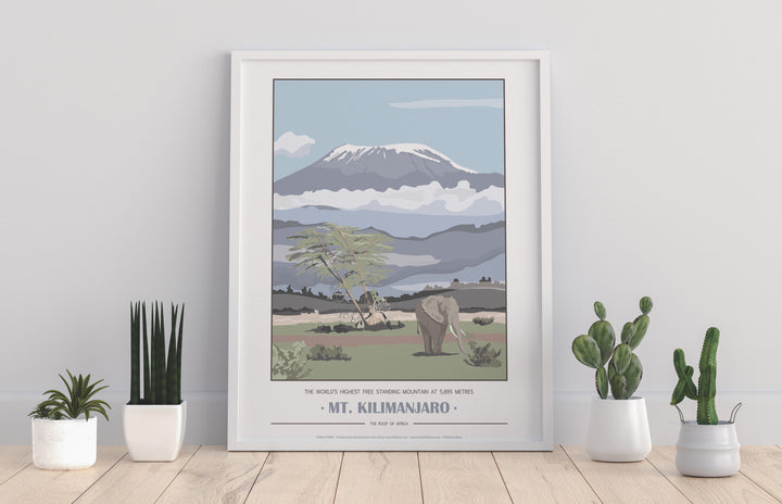 Mount Kilimanjaro, - Art Print