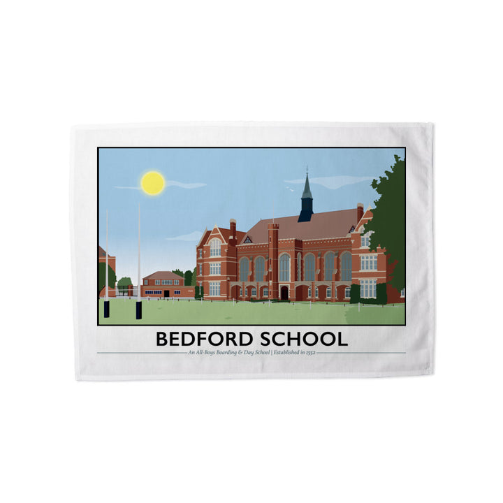 Bedford School, Bedfordshire Tea Towel