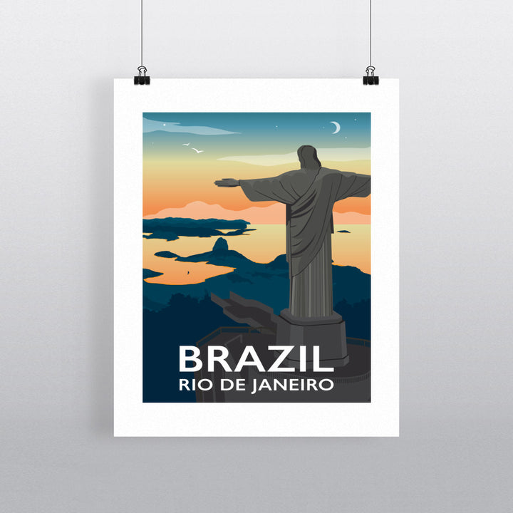 Rio De Janiero, Brazil 90x120cm Fine Art Print