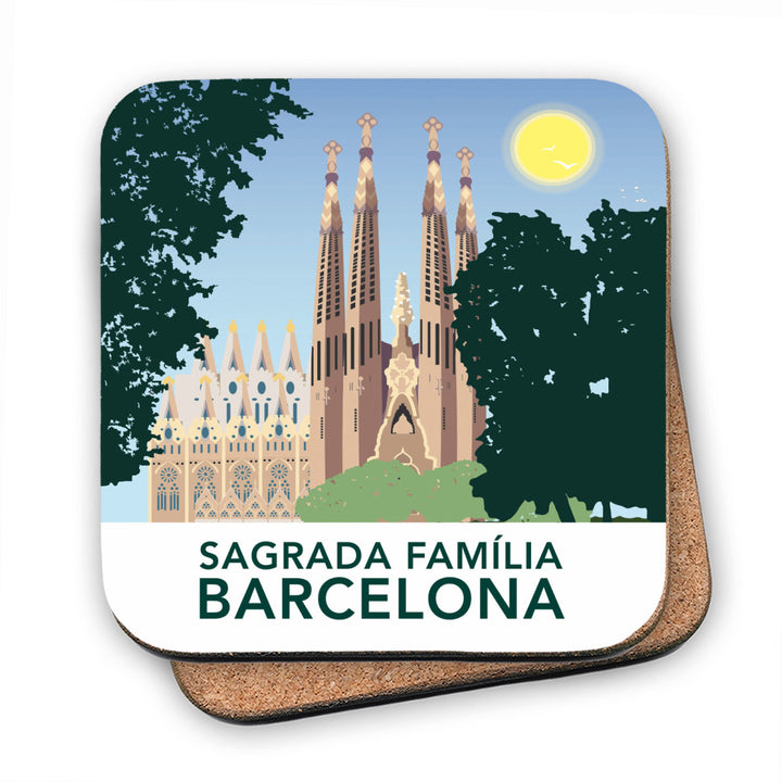Sagrada Familia, Barcelona MDF Coaster