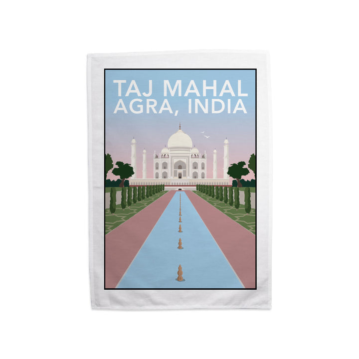 Taj Mahal, Agra Tea Towel