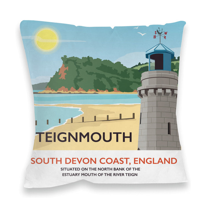 Teignmouth, Devon Fibre Filled Cushion