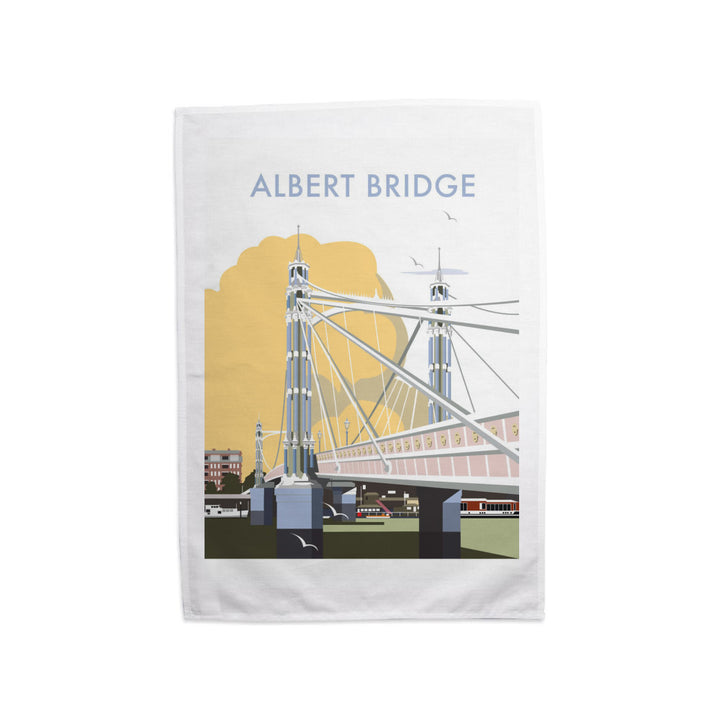 Albert Bridge, London Tea Towel