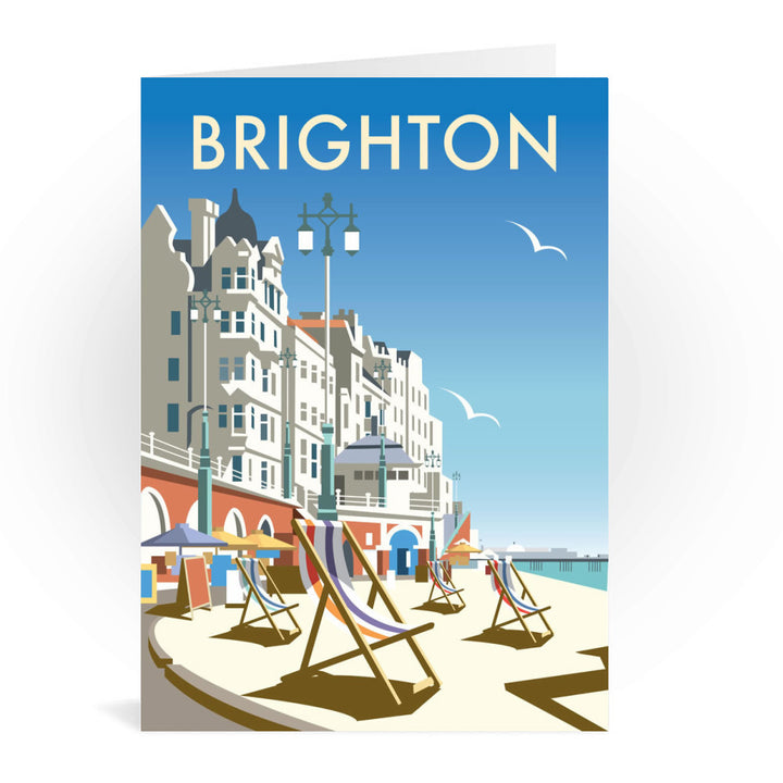 Brighton Beach Greeting Card 7x5