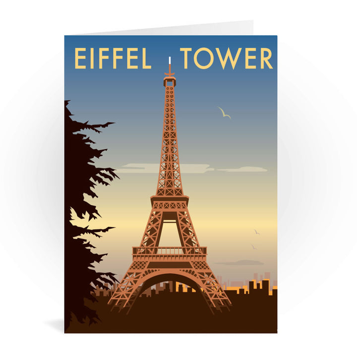 The Eiffel Tower, Paris Greeting Card 7x5