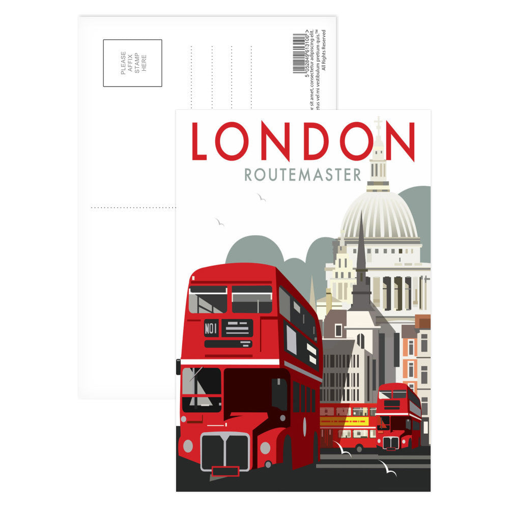 London Routemaster Postcard Pack