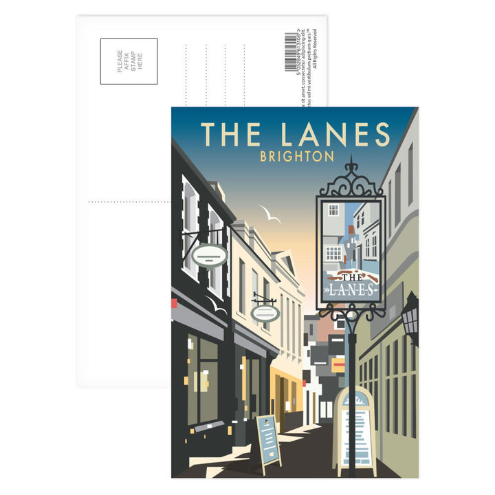 The Lanes, Brighton Postcard Pack