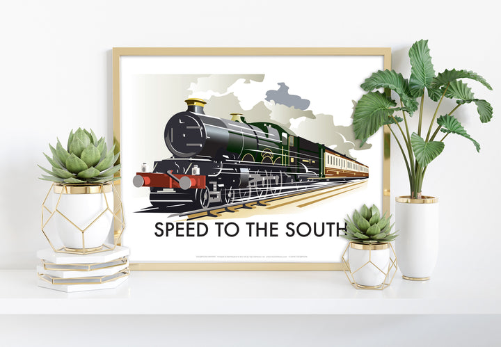 Speed to the South - Art Print