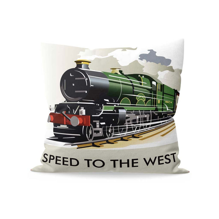 Speed to the West Fibre Filled Cushion