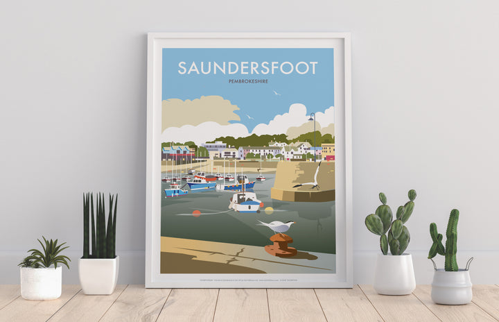 Saundersfoot, South Wales - Art Print