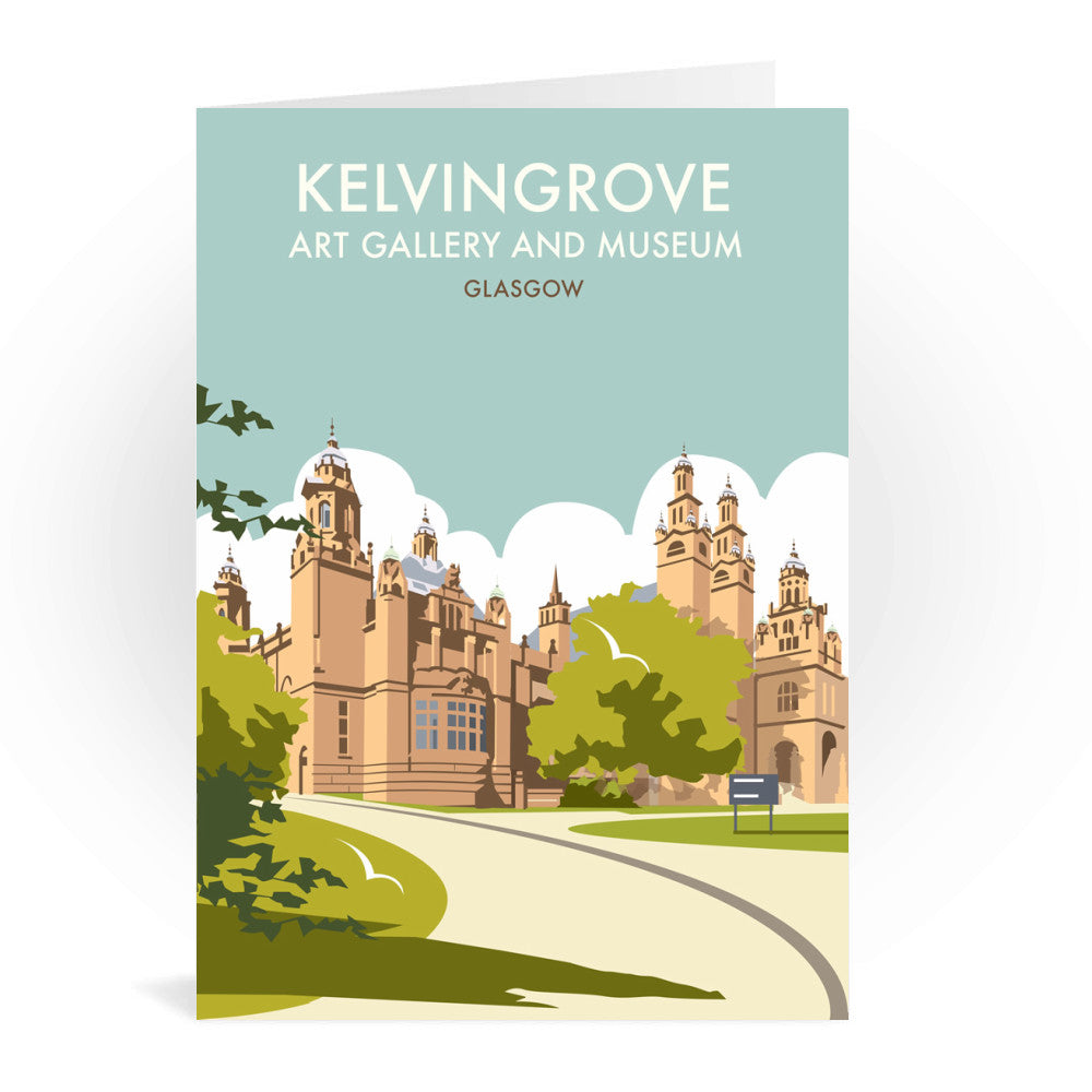 Kelvingrove Art Gallery, Glasgow Greeting Card 7x5