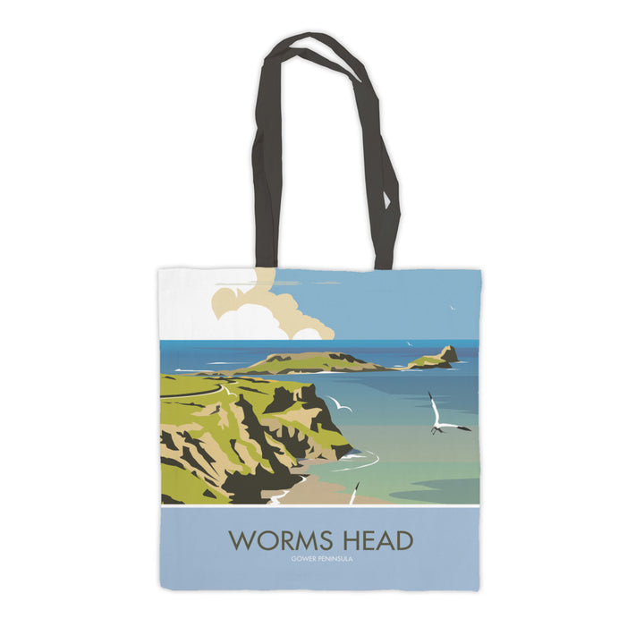 Worms Head, Gower Peninsula Premium Tote Bag