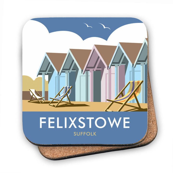 Felixstowe, Suffolk MDF Coaster