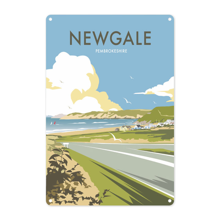 Newgale, Pembrokeshire Metal Sign