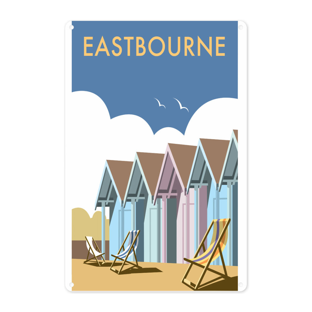 Eastbourne Metal Sign Love Your Location