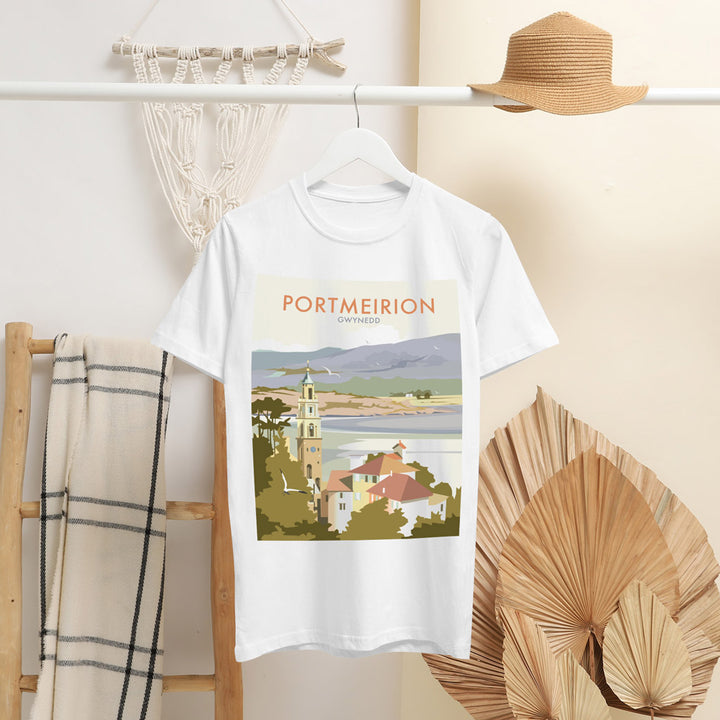 Port Meirion T-Shirt by Dave Thompson