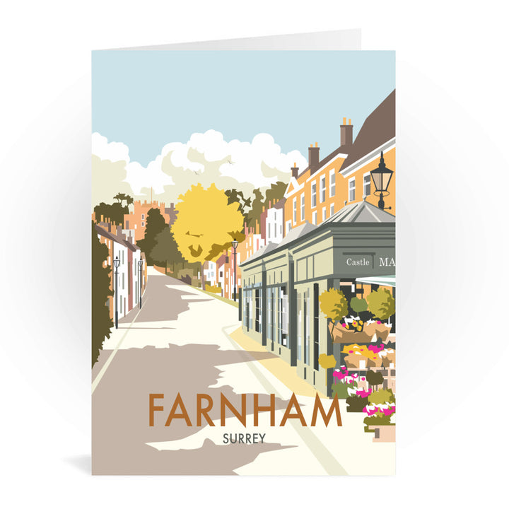 Farnham, Surrey Greeting Card 7x5